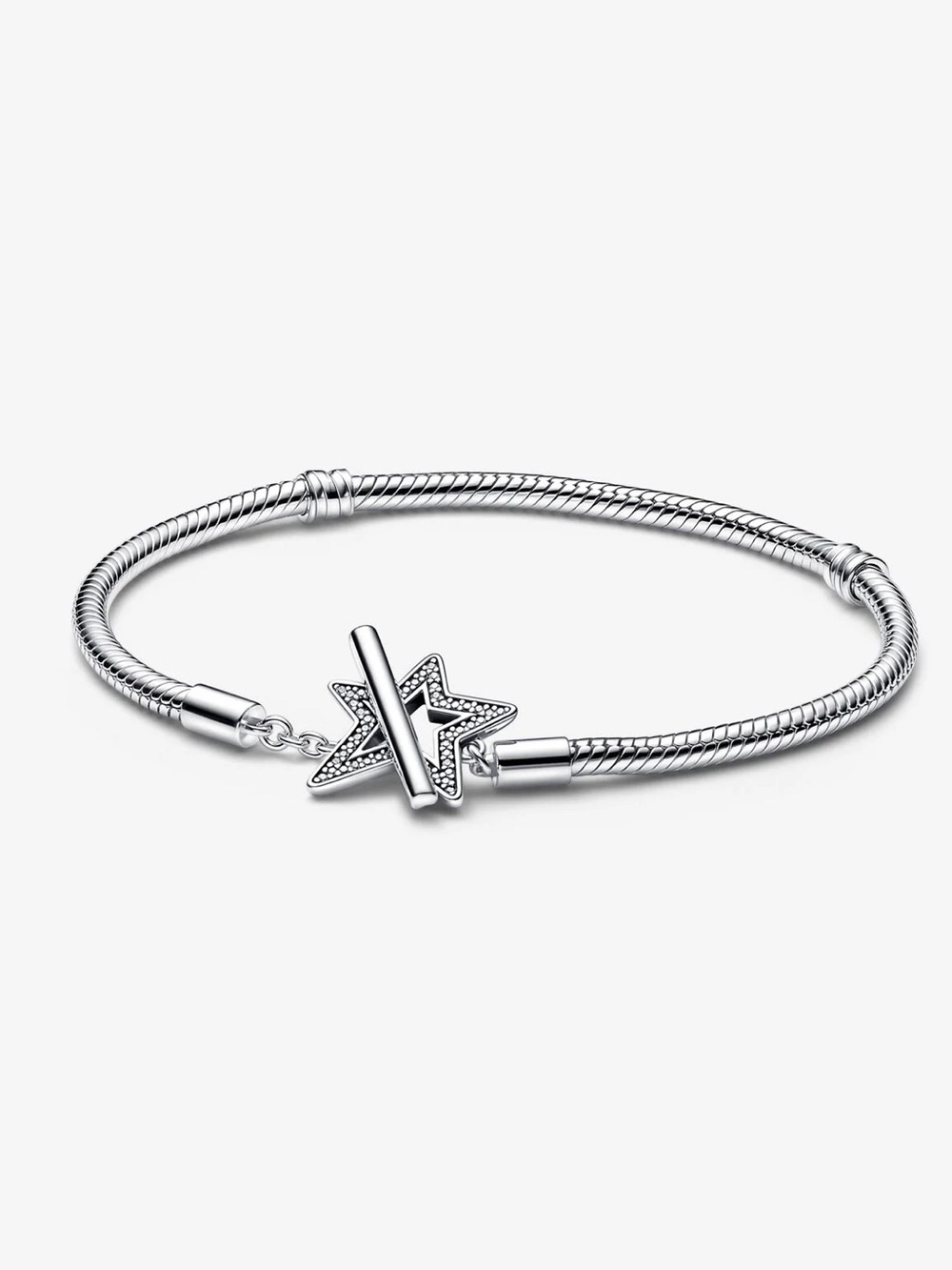 Pandora Silver Star Toggle Bracelet